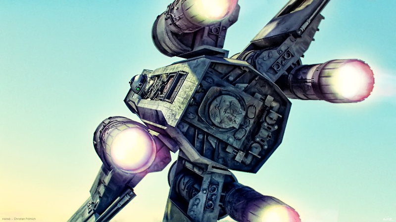 Illustration for article titled Check Out This Stunning Illustration Of The Millennium Falcon